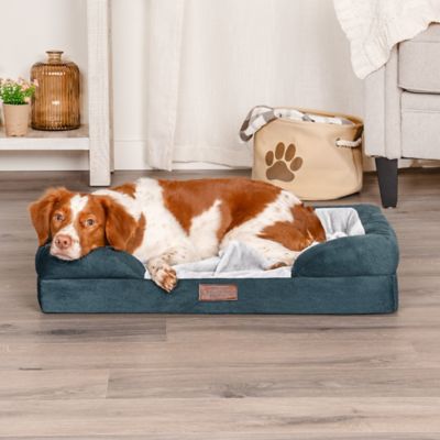 Image showing 9 th Retriever Burrow-Top Orthopedic Sofa Pet Bed, 28 x 20 in.