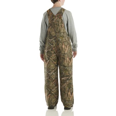 Image showing  Boys' Loose Fit Canvas Insulated Bib Overalls