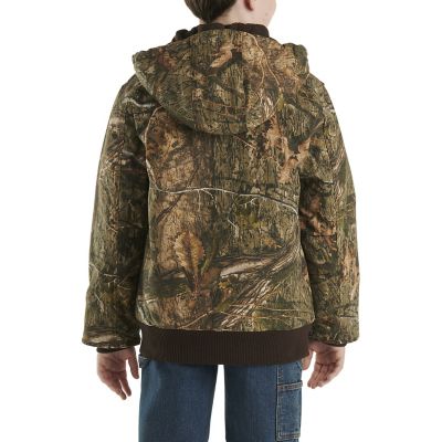 Image showing  Boys' Canvas Active Hooded Insulated Jacket