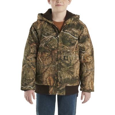 Image showing  Boys' Canvas Active Hooded Insulated Jacket