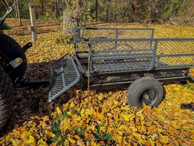 Image showing 5 th Yard Tuff Single Axle Dump Cart, ATV-3060SADC
