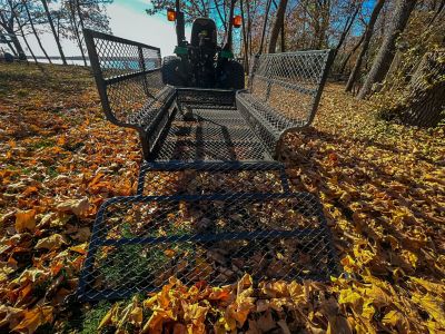 Image showing 6 th Yard Tuff Single Axle Dump Cart, ATV-3060SADC