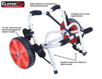Image showing  200 lb. Capacity ClipperTRX Deluxe Kayak/Canoe Cart with Airless Tires