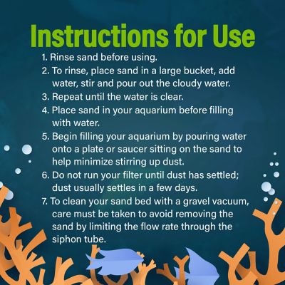 Image showing  Black with Highlights Aquarium Sand, 5 lb.