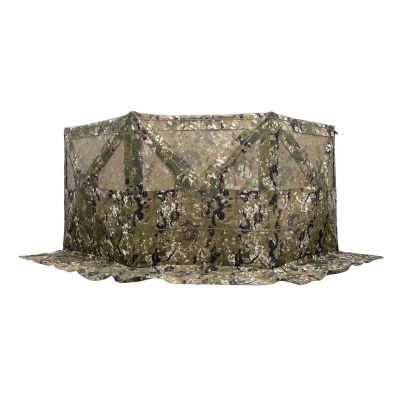 Barronett Blinds 2-Person Face-Off, Adjustable Panel Blind, 1-Way Fabric, Crater Thrive