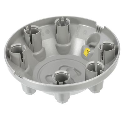 Image showing  1 Single Dodge Ram 2500 3500 SRW (Single Rear Wheel) 2014-2018 OEM Silver Center Cap / Hubcap (1XF55S4AAA/1XF55TRMAA)