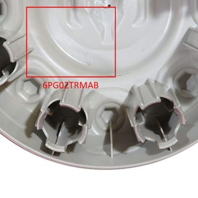 Image showing  OEM Silver Center Cap/Hubcap for Dodge Ram 2500, 3500 SRW Single Rear Wheel 2019-2024, 6PG02S4AAB/6PG02TRMAB