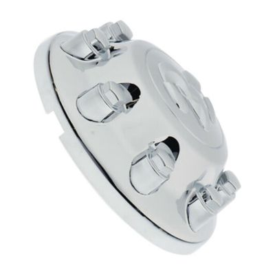 Image showing  OEM Chrome Center Cap/Hubcap for Dodge Ram 2500, 3500 SRW Single Rear Wheel 2014-2018, 4726279AA/1XF55TRMAA