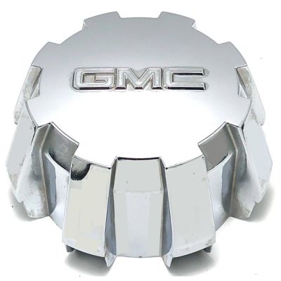 GMC 1 Single, GMC Sierra 2500, 3500 SRW (Single Rear Wheel) 2015-2019 OEM Chrome Center Cap / Hubcap (22909150/22910735)