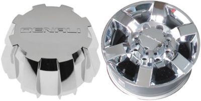 Image showing 5 th GMC Chrome Center Cap/Hubcap for GMC Sierra Denali 2500, 3500 SRW Single Rear Wheel 2015-2019, 22950441/22910735