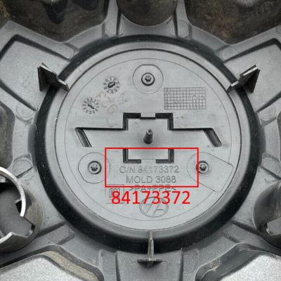 Image showing  OEM Silver Center Cap/Hubcap for Chevrolet, Chevy Colorado, Silverado 1500 2019-2024, 23378301/84173372