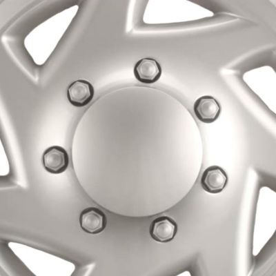 Image showing  Set of 4, Ford E-150, E-250, E-350 SRW 1997-2024 Replica Hubcaps / Wheel Covers for 16 in. Rims F8UZ1130AACP/F8UA1130AA