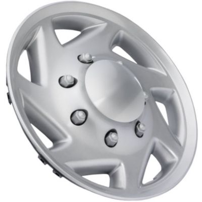 Image showing  Replica Hubcap/Wheel Cover for Ford E-150, E-250, E-350 SRW 1997-2024 with 16 in. Steel Rims F8UZ1130AACP/F8UA1130AA