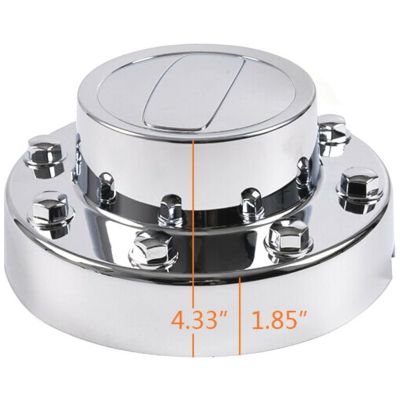 Image showing  Replica Chrome Rear Center Cap/Hubcap for Dodge Ram 3500 DRW Dual Rear Wheel 2011-2018 68081015AC/68082005AA