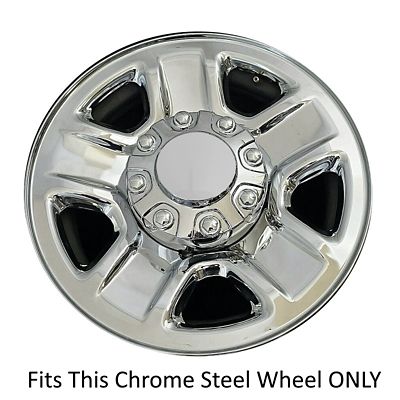Image showing  1 Single, Dodge Ram 2500, 3500 SRW (Single Rear Wheel) 2014-2018, Replica Chrome Center Cap / Hubcap (04726279AA)