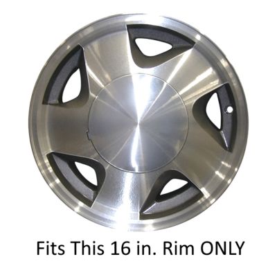 Image showing  Replica Brushed Center Cap/Hubcap for Chevrolet/GMC C1500, K1500 1992-1999 with 16 in. Rim 15650047/15650049