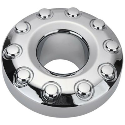 CCI 1 Single, Ford F-450, F-550 2005-2016, Replica (10 Lug) Chrome Front Center Cap / Hubcap for 4 x4 Lockout (5C3Z1130NA)