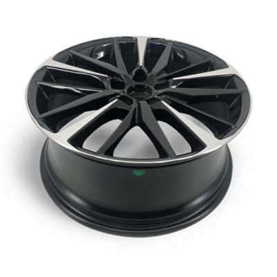 Image showing  1 Single, Toyota Camry 2018-2020 Replica 19 x 8, 15 Spoke, Black Machined Aluminum Replacement Rim / Wheel (4261106E20)