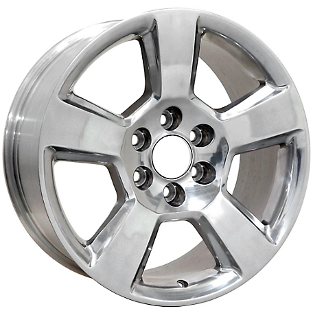 CCI 1 Single, Chevy Silverado 1500 2014-2019, Suburban, Tahoe 2015-2020 Replica 20x9 Polished Aluminum Rim/Wheel (20937764)