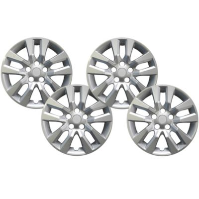 CCI Set of 4, Nissan Altima 2013-2018, Snap on Replica Hubcaps / Wheel Covers for 16 in. Steel Nissan Wheels (403153TM0B)