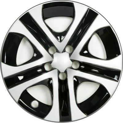 Image showing  Replica Hubcaps/Wheel Covers for Toyota Rav4 2013-2018 with 17 in. 5 Spoke Steel Wheels, 42602-0R030, 4-Pack