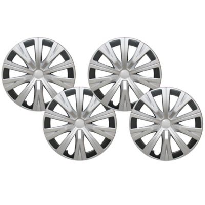 Auto Reflections 16" Wheel Covers For 2015-2017 Toyota Camry - 10 Spoke Silver (Set Of 4)