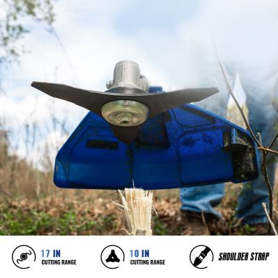 Image showing 6 th Wild Badger Power Gas 26cc 2-Cycle String Trimmer and Brush Cutter Blade