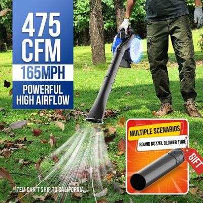 Image showing  165 MPH/475 CFM 26cc Gas Handheld Leaf Blower