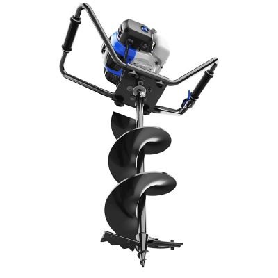 Image showing 7 th Wild Badger Power Gas 53cc Earth Auger with 8 in. x 31.5 in. Length Drill Bit Included