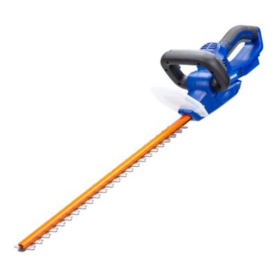 Wild Badger Power Cordless 20 Volt 22 in. Brushed Hedge Trimmer, Includes 2.0 Ah Battery and Clip-On Charger, WB20VHT