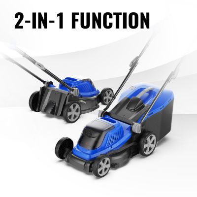 Image showing  Cordless 20 Volt 16 in. Lawn Mower, Includes (2) 4.0 Ah Batteries and (2) Fast Chargers, WB20V16LM