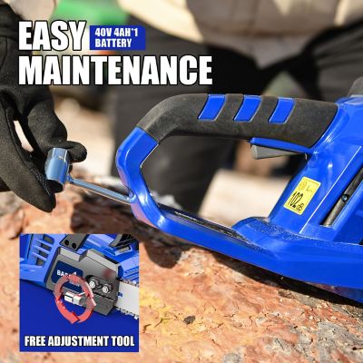 Image showing  16 in. 40V Cordless Chainsaw, Battery and Charger Included