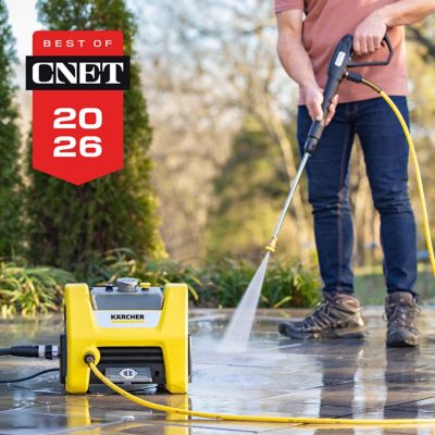 Image showing  1,800 PSI 1.2 GPM Electric Cold Water K1800PS Cube Pressure Washer with Turbo, 15 Degree and Soap Nozzles