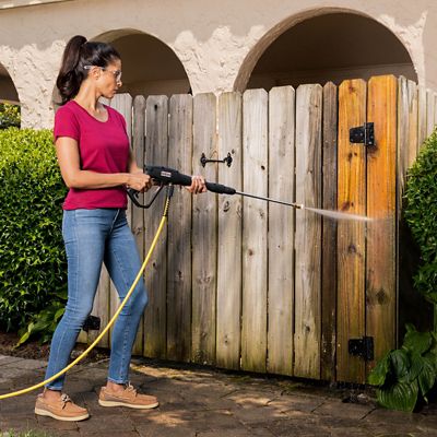 Image showing 8 th Karcher 2,100 PSI 1.2 GPM Electric Cold Water K2100PS Pressure Washer with Turbo, 15 Degree, 40 Degree and Soap Nozzles