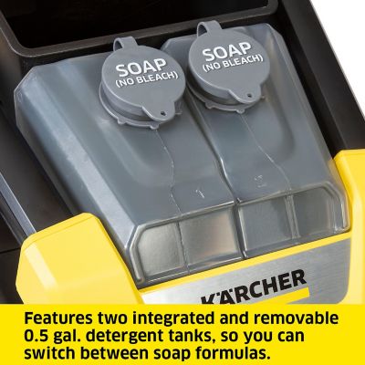 Image showing 7 th Karcher 2,300 PSI 1.2 GPM Electric Cold Water K2300PS Pressure Washer with Turbo, 15 Degree, 40 Degree, and Soap Nozzles