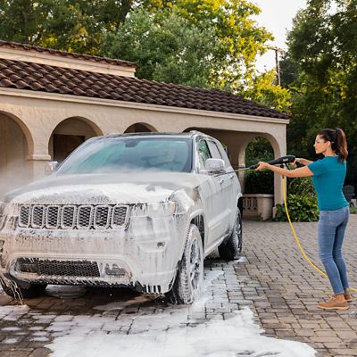 Image showing 8 th Karcher 2,300 PSI 1.2 GPM Electric Cold Water K2300PS Pressure Washer with Turbo, 15 Degree, 40 Degree, and Soap Nozzles