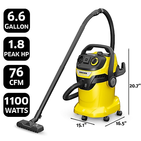 Karcher WD2 Tough Vac, Wet and Dry Vaccum Cleaner 220 volts only. not for  usa