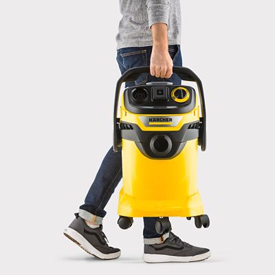 Image showing 6 th Karcher Shop Vacuum WD 5 P, 6.6 gal., 6.0 Peak HP, 33 ft. Reach, Heavy Duty, Blower Function, Crevice Tool, Floor Nozzle