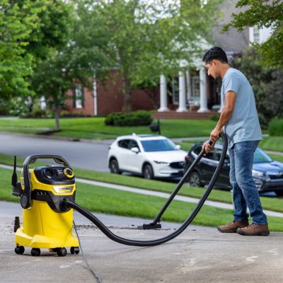 Image showing 9 th Karcher Shop Vacuum WD 5 P, 6.6 gal., 6.0 Peak HP, 33 ft. Reach, Heavy Duty, Blower Function, Crevice Tool, Floor Nozzle