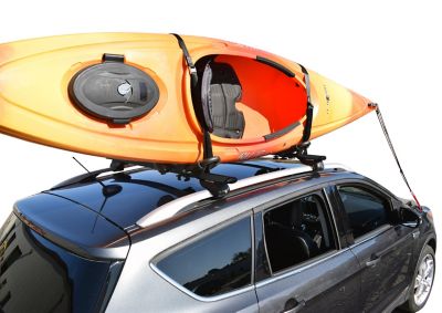 Image showing  165 lb. Capacity Airflow2 58 in. Aluminum Aero Cross Rail System Roof Rack with Raised Side Rails, Silver