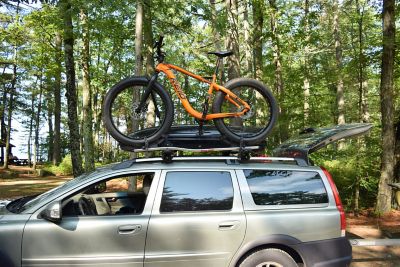 Image showing  165 lb. Capacity Airflow2 58 in. Aluminum Aero Cross Rail System Roof Rack with Raised Side Rails, Silver