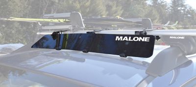 Image showing  39 in. Zephyr Wind Fairing Wind Deflector Roof Rack Accessory, Universal Fit, Black