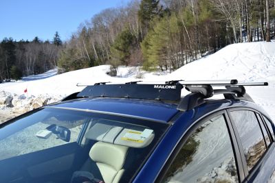 Image showing  39 in. Zephyr Wind Fairing Wind Deflector Roof Rack Accessory, Universal Fit, Black