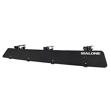 Malone Zephyr 48 in. Wind Fairing - Wind Deflector - Universal - Black MPG219