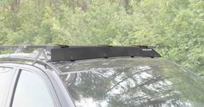 Image showing  Zephyr 48 in. Wind Fairing, Wind Deflector, Roof Rack Accessory, Universal, Black