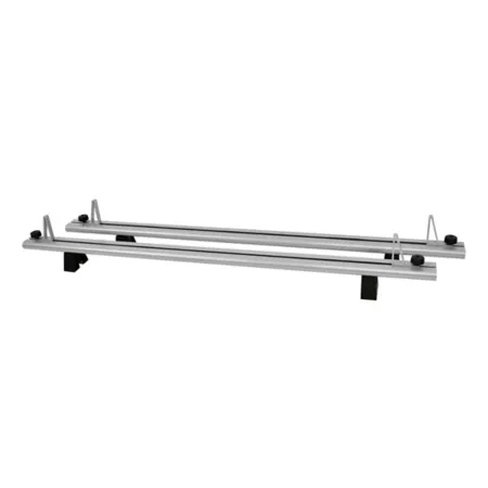 Malone 500 lb Capacity 72" Cross Bed Aluminum Truck Bed Rail System Sport and Transport Rack Silver Truck Utility Racks