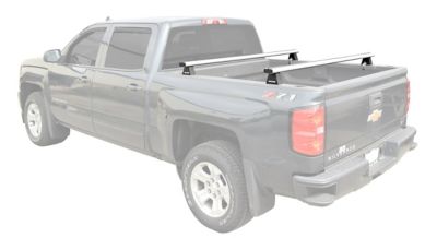 Image showing  500 lb. Capacity Crossbed 72 in. Aluminum Truck Bed Rail System, Sport and Transport Rack, Silver