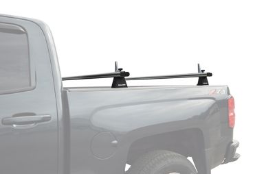 Image showing  500 lb. Capacity Crossbed 72 in. Aluminum Truck Bed Rail System, Sport and Transport Rack, Silver