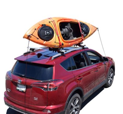 Image showing 7 th Malone 75 lb. Capacity Foldaway-5 Folding Multi-Sport 1-2 Kayak/SUP/Canoe Carrier, Black