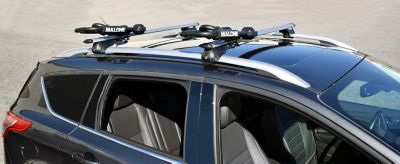 Image showing  75 lb. Capacity Foldaway Folding J-Style Kayak Carrier, Black